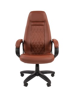 Кресло компьютерное CHAIRMAN 950LT Экокожа коричневая в Екатеринбурге - предосмотр 3