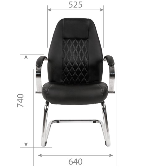 Кресло офисное CHAIRMAN 950V Экокожа черная в Екатеринбурге - изображение 4