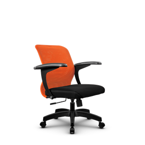 Офисное кресло SU-M-4/подл.160/осн.001, Оранжевый/Черный в Ревде