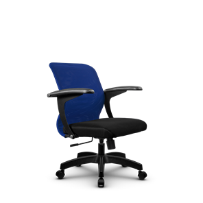 Офисное кресло SU-M-4/подл.160/осн.001, Синий/Черный в Богдановиче