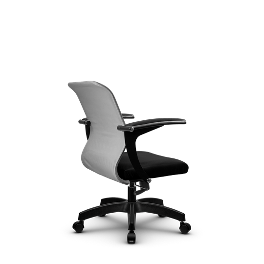 Кресло компьютерное SU-M-4/подл.160/осн.001, Светло-серый/Черный в Екатеринбурге - изображение 2