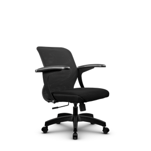 Кресло SU-M-4/подл.160/осн.001, Темно-серый/Черный в Ревде