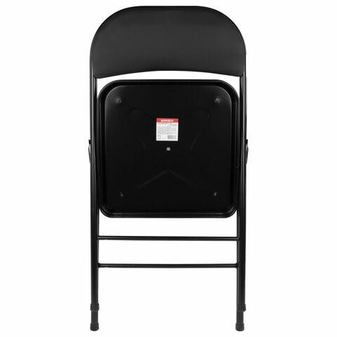 Офисный стул складной Brabix Golf Plus CF-003 Комфорт (черный каркас, кожзам черный) 531566 в Красноуфимске - изображение 6