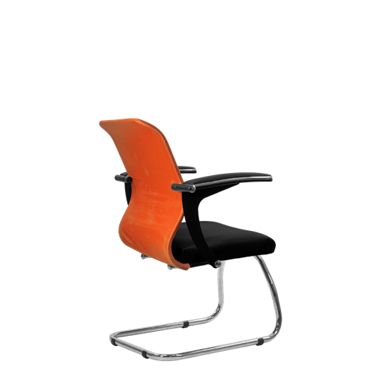 Офисный стул SU-M-4/подл.160/осн.007, Оранжевый/Черный в Каменске-Уральском - изображение 2