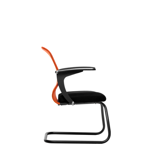 Офисный стул SU-M-4/подл.160/осн.008, Оранжевый/Черный в Богдановиче - изображение 1