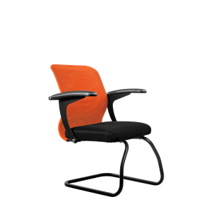 Офисный стул SU-M-4/подл.160/осн.008, Оранжевый/Черный в Артемовском