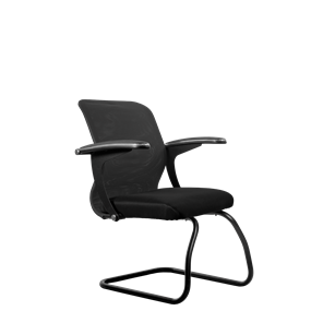Офисный стул SU-M-4/подл.160/осн.008, Темно-серый/Черный в Кушве
