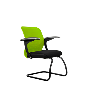 Офисный стул SU-M-4/подл.160/осн.008, Зеленый/Черный в Полевском