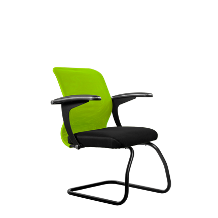 Офисный стул SU-M-4/подл.160/осн.008, Зеленый/Черный в Ревде - изображение
