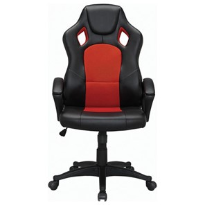 Офисное кресло Brabix Rider EX-544 (экокожа черная/ткань красная) 531583 в Краснотурьинске