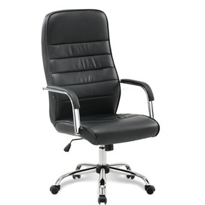 Кресло компьютерное Brabix Stark EX-547 (экокожа, хром, черное) 531948 в Красноуфимске