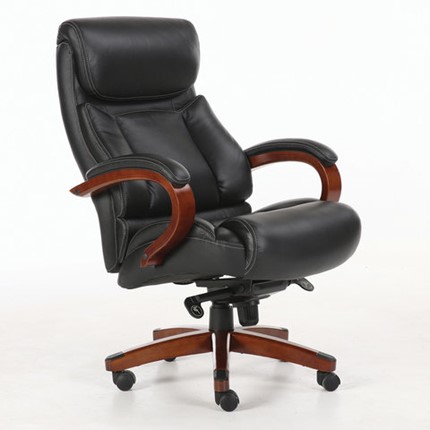 Кресло офисное Brabix Premium Infinity EX-707 (дерево, натуральная кожа, черное) в Екатеринбурге - изображение
