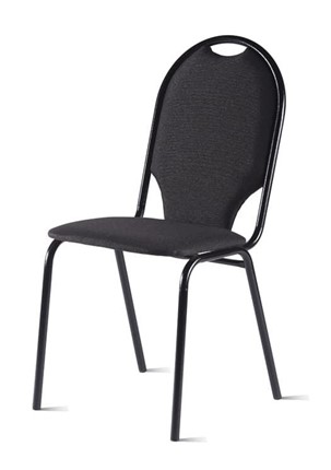 Офисный стул Форма плюс, Текстиль С38/Черная шагрень в Первоуральске - изображение