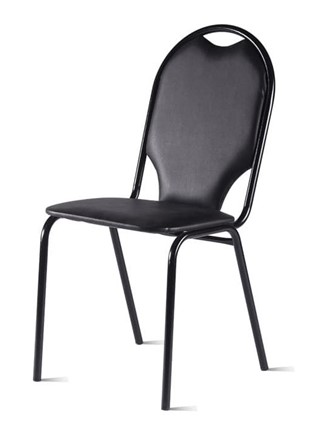 Офисный стул Форма плюс, ВИК 3002/Черная шагрень в Кушве - изображение