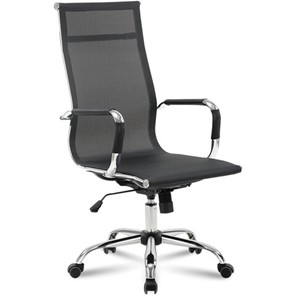 Офисное кресло Brabix Line EX-530 (хром, сетка, черное) 531846 в Кушве