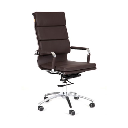 Кресло CHAIRMAN 750 экокожа коричневая в Асбесте - изображение
