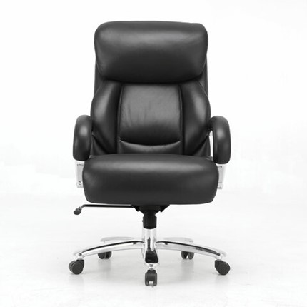 Компьютерное кресло Brabix Premium Pride HD-100 (натуральная кожа, черное) 531940 в Краснотурьинске - изображение