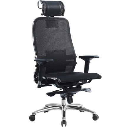 Кресло компьютерное Samurai S-3.04, черный плюс в Ревде - изображение