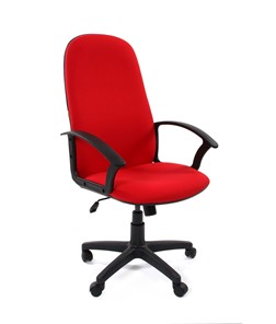 Кресло компьютерное CHAIRMAN 289, ткань, цвет красный в Екатеринбурге