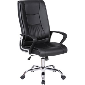 Офисное кресло Brabix Forward EX-570 (хром, экокожа, черное) 531837 в Новоуральске