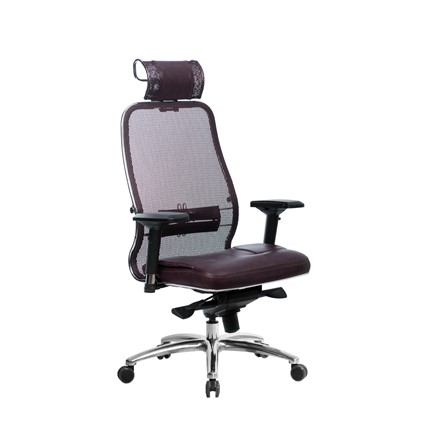 Офисное кресло Samurai SL-3.04, темно-бордовый в Полевском - изображение