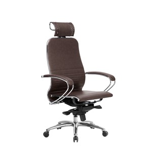 Кресло офисное Samurai K-2.04 темно-коричневый в Артемовском