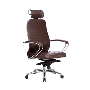 Кресло офисное Samurai KL-2.04, темно-коричневый в Богдановиче