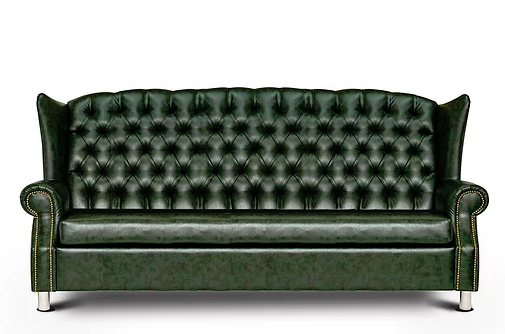 Прямой диван Английский 2000х850х1100 в Екатеринбурге - изображение