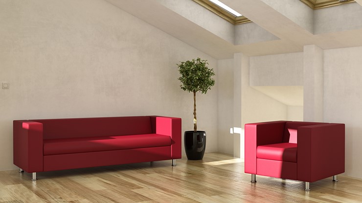 Прямой диван Алекто двухместный, экокожа в Кушве - изображение 3