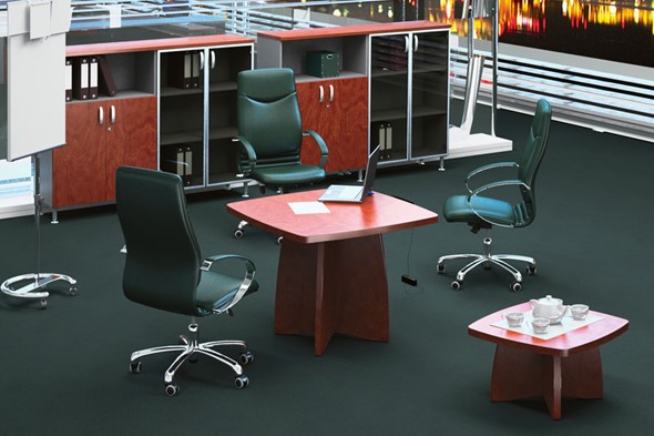 Кабинет руководителя Boston Director зона для переговоров, конференц-стол в Первоуральске - изображение