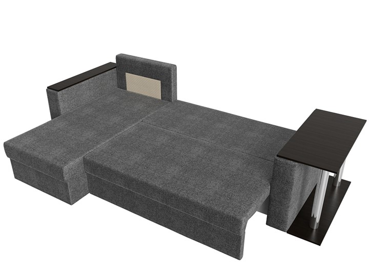 Угловой диван с оттоманкой Атланта Лайт, Серый (рогожка) в Екатеринбурге - изображение 5