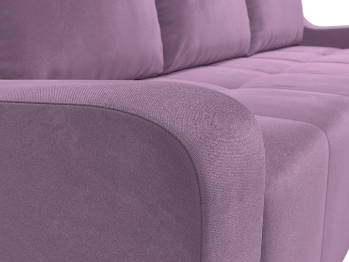 Угловой раскладной диван Элида, Сиреневый (микровельвет) в Первоуральске - изображение 4