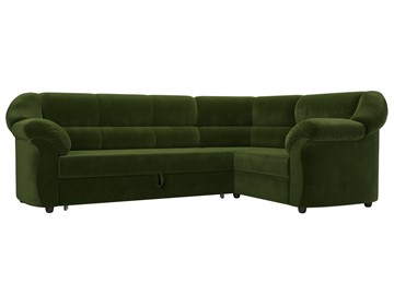 Угловой диван Карнелла, Зеленый (микровельвет) в Ревде