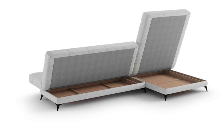 Угловой диван с оттоманкой Корсика (Боннель) в Екатеринбурге - изображение 3