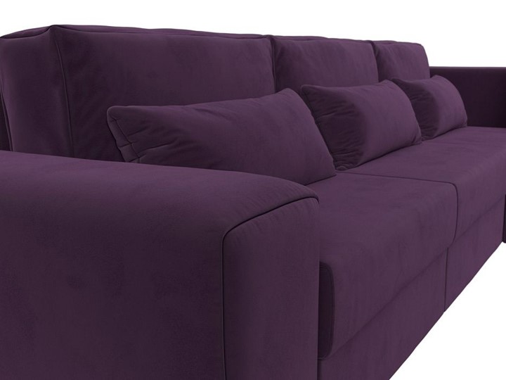 Угловой диван Лига-008 Long, Фиолетовый(велюр) арт. 118722 в Екатеринбурге - изображение 2
