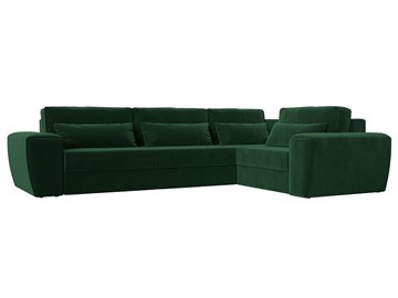 Угловой диван Лига-008 Long, Зеленый(велюр) арт. 118710 в Ирбите