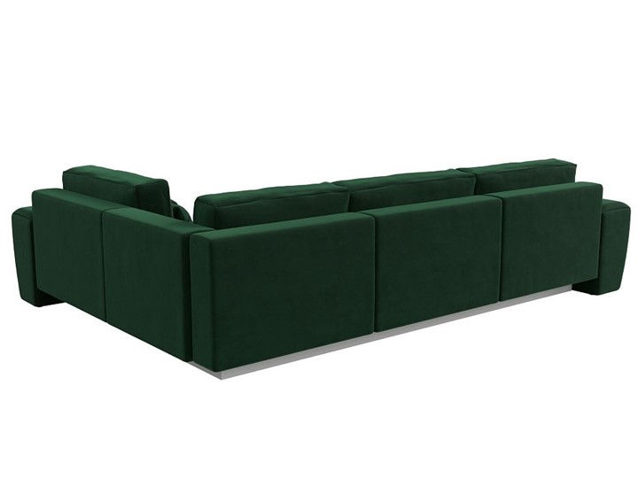 Угловой диван Лига-008 Long, Зеленый(велюр) арт. 118710 в Первоуральске - изображение 4