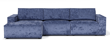 Угловой диван с оттоманкой Лофт 357х159х93 (Ремни/Еврокнижка) в Нижнем Тагиле