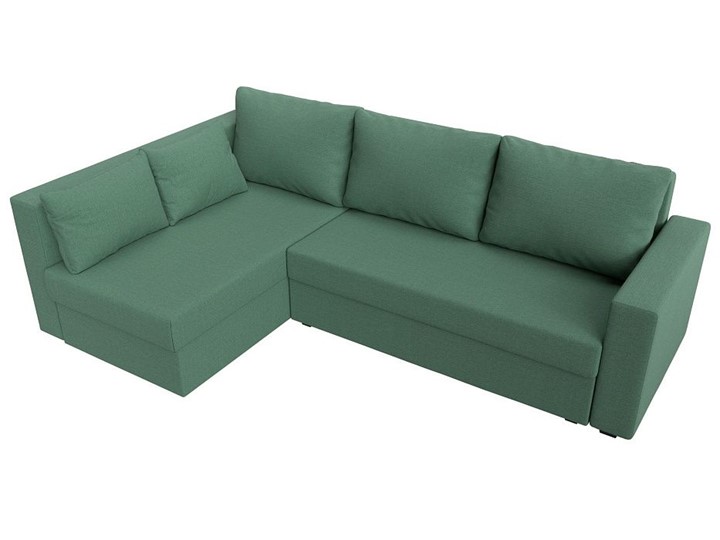 Угловой диван Мансберг, Амур зеленый (Рогожка) в Первоуральске - изображение 5
