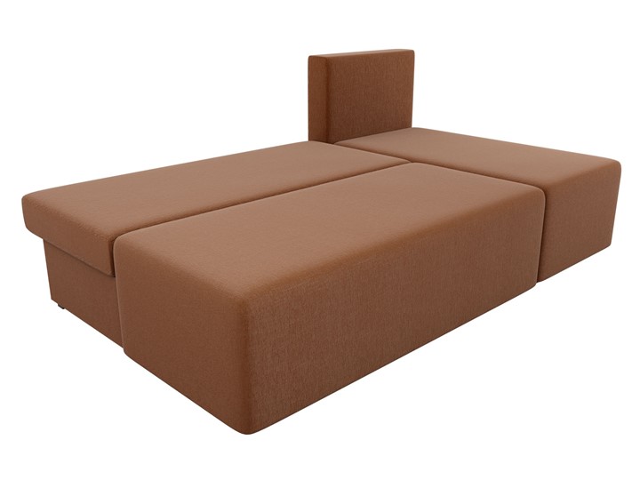 Угловой диван Поло, Коричневый (рогожка) в Ирбите - изображение 4