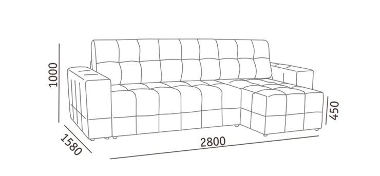 Угловой диван Реал ДУ в Ревде - изображение 5