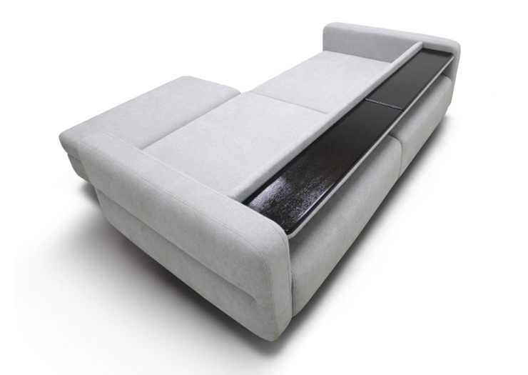 Угловой диван с пуфом Марко (м6,1+м3д+м3ящ+м6,1+м13) в Новоуральске - изображение 5