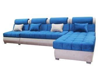 Угловой диван Tehas 414 (Синий) в Кушве - предосмотр
