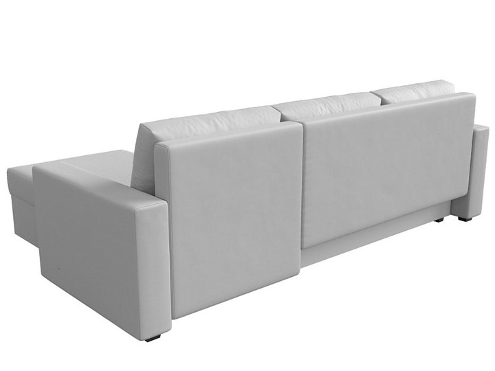 Угловой диван с оттоманкой Траумберг Лайт, Белый (Экокожа) в Каменске-Уральском - изображение 4