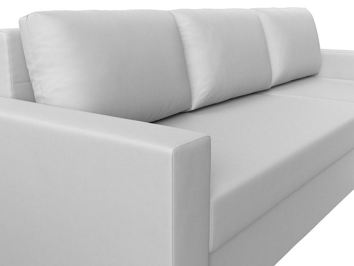 Угловой диван с оттоманкой Траумберг Лайт, Белый (Экокожа) в Екатеринбурге - изображение 7