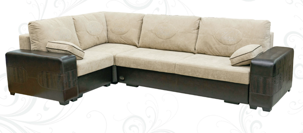 Угловой диван Плаза 322х210 в Полевском - изображение