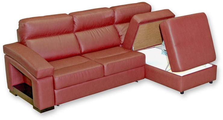 Угловой диван Бостон (с оттоманкой) в Красноуфимске - изображение 2