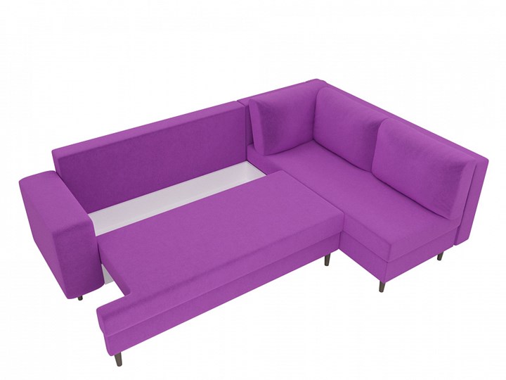 Угловой диван Сильвана, Фиолетовый (вельвет) в Екатеринбурге - изображение 5
