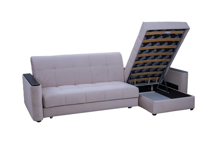 Угловой диван Севилья 3 120, оттоманка 144 в Екатеринбурге - изображение 1