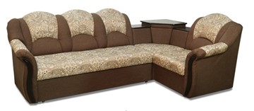 Угловой диван Соня-8 с полкой и креслом в Кушве